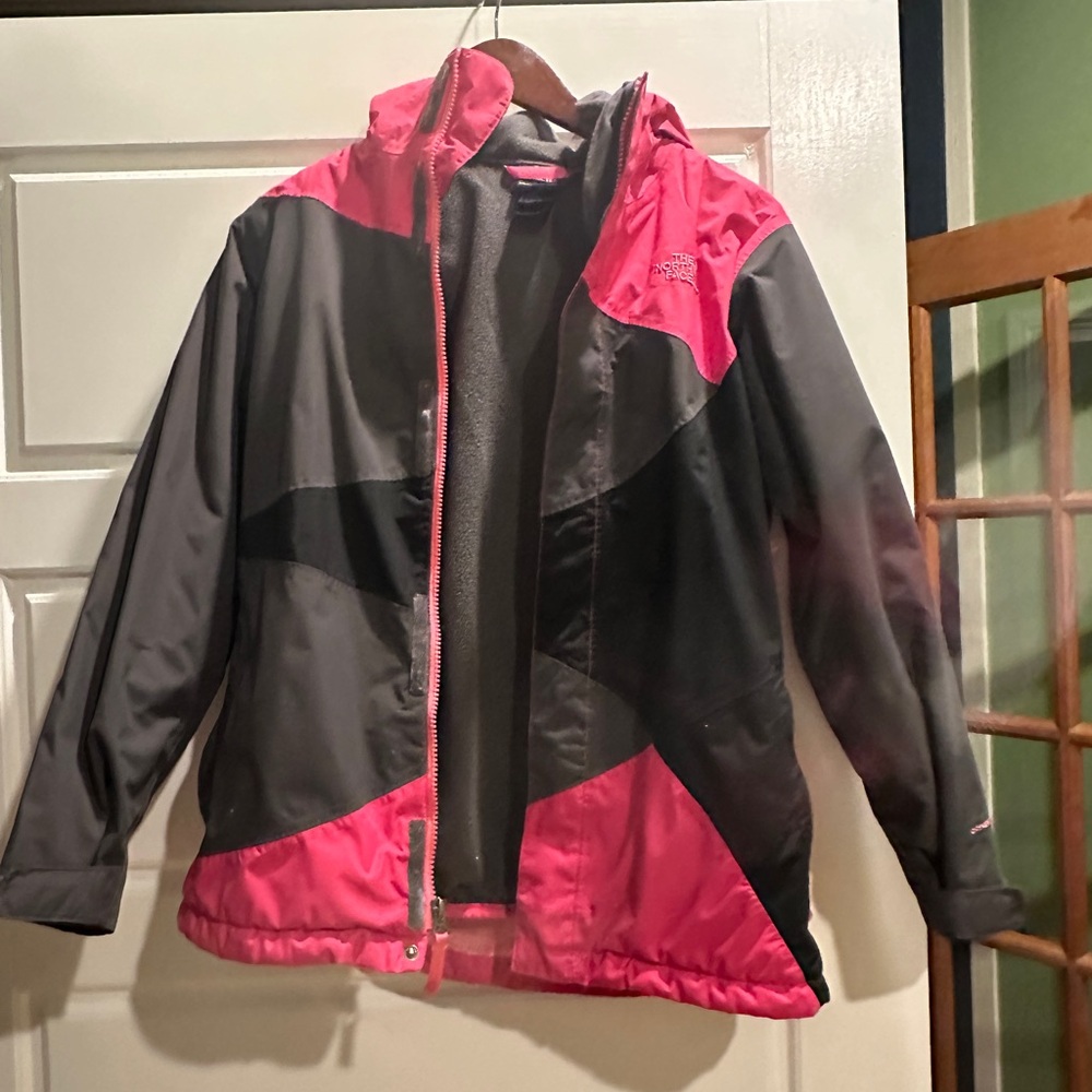 The North Face Pink and Black Jacket